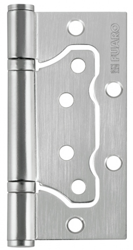 Петля универсальная без врезки Fuaro 500-2BB/BL 100x2,5 SC мат. хром