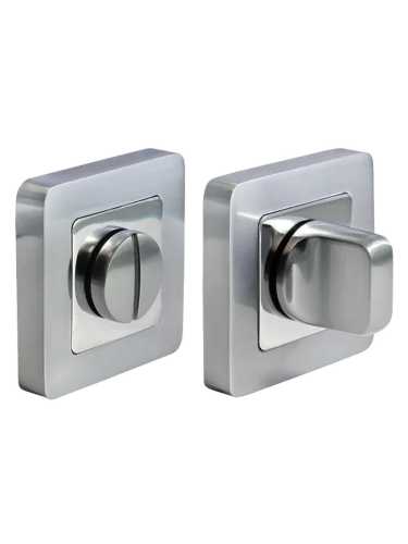 Завертка сантехническая Morelli MH-WC-S55 SC/CP на квадратной розетке цвет матовый хром/хром