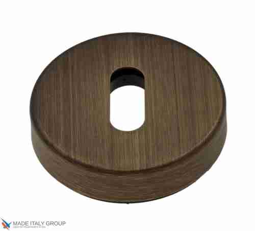 Накладка под ключ буратино на круглом основании Fratelli Cattini KEY 7-BY матовая бронза 2 шт.