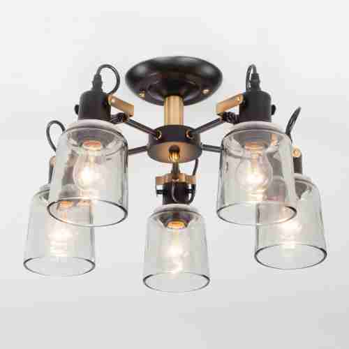 Потолочная люстра Eurosvet Astor 70111/5 черный