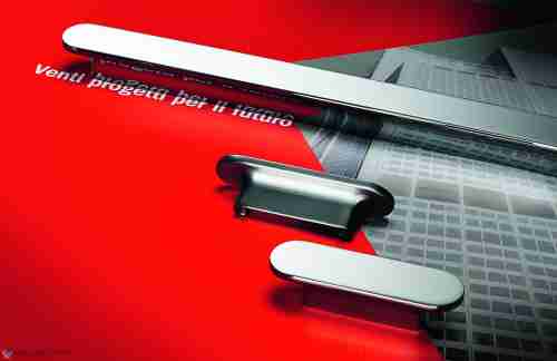 Ручка скоба модерн COLOMBO DESIGN F131D-CR полированный хром 96 мм