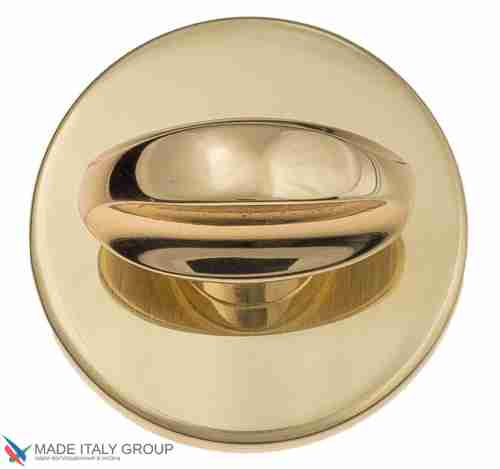 Фиксатор поворотный на круглом основании Fratelli Cattini WC 7FS-OLV полированная латунь