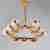 Подвесная люстра Lumina Deco Optimus LDP 6038-9 GD