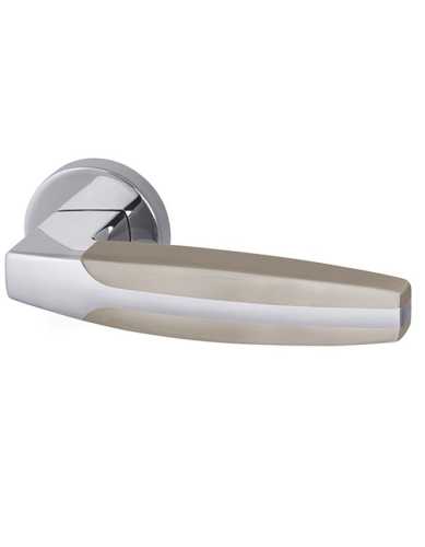 Комплект: Ручки Armadillo R.URB52.ARC N/CP-3+Завертка+Магн замок и Петли Fuaro/матовый никель/хром