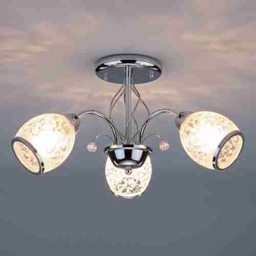 Подвесная люстра Eurosvet 30026/3 хром