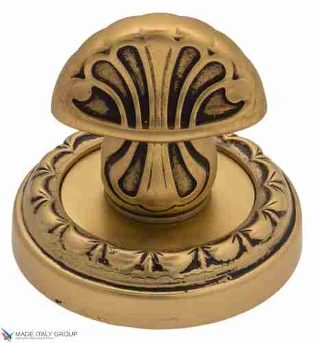 Фиксатор поворотный Venezia WC-4 D2 французское золото + коричневый