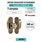 Петля дверная скрытой установки Armadillo (Армадилло) U3D6000 AB (11160UN3D) бронза