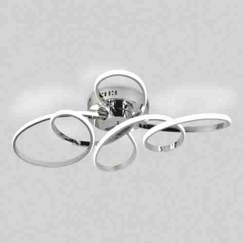 Потолочный светодиодный светильник Eurosvet Shaft 90127/2 хром