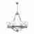 Подвесная люстра Lumina Deco Santini LDP 1220-9 CHR+WT