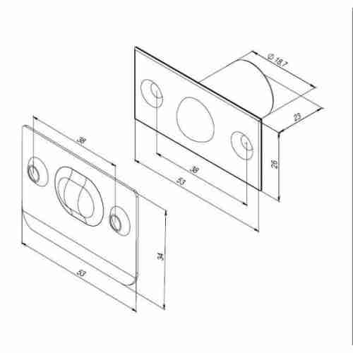 Шариковый фиксатор Punto LB-15 CP (хром)