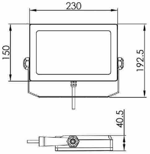 Прожектор Deko-Light FLOOD SMD I 30W 732012