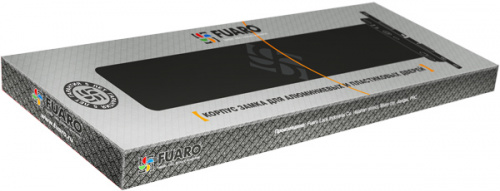 Корпус узкопрофильного замка с роликовой защёлкой Fuaro 155-30 CP (хром)