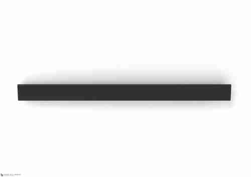 Ручка скоба модерн COLOMBO DESIGN F108E-NM матовый черный 128 мм