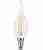 Лампа светодиодная филаментная Gauss E14 7W 2700К прозрачная 104801107