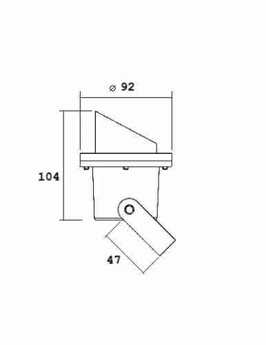 Прожектор уличный Oasis Light 12613 12613 Bl