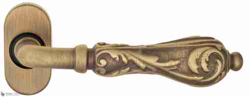 Дверная ручка для профильных дверей Venezia "MONTE CRISTO" EP матовая бронза