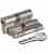 Цилиндровый механизм 164 OBS SNE/62 (26x10x26) mm никель 5 кл.