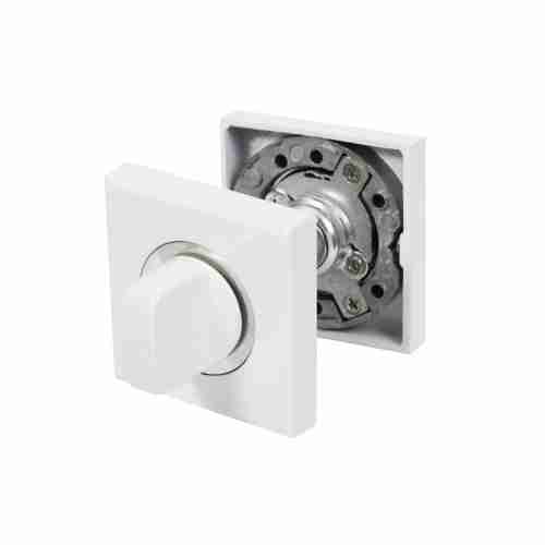 Завертка сантехническая Ajax (Аякс) с фиксацией ключом BK6.FIX.JK WH-19 белый