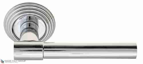 Дверная ручка на круглом основании Fratelli Cattini "UNA" D8-CR полированный хром