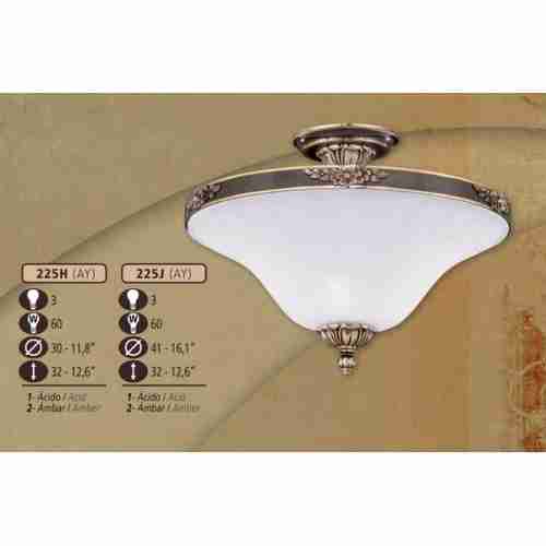 Люстра потолочная Riperlamp 225J/3 AY AMBER