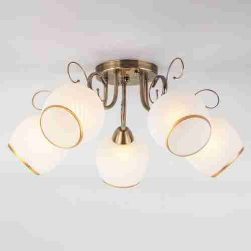 Потолочная люстра Eurosvet 30159/5 античная бронза