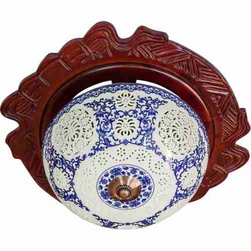 Люстра потолочная N-Light 6158-3 красное дерево