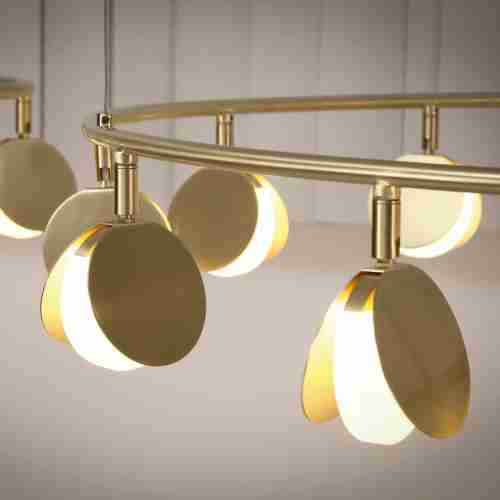 Подвесная светодиодная люстра Mantra Shell 7356