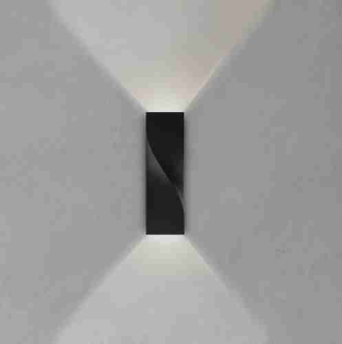 Уличный настенный светодиодный светильник Maytoni Twist O040WL-L11B3K