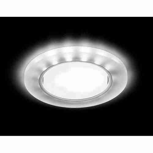 Светильник точечный Ambrella Gx53+led G214 CH/WH