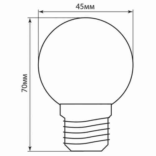 Лампа светодиодная Feron E27 1W зеленая LB-37 25117