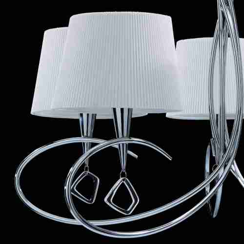 Подвесная люстра Mantra Mara Chrome - White 1641