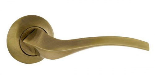 Ручки дверные межкомнатные AJAX GLORIA JR ABG-6 зелёная бронза