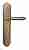 Дверная ручка Venezia "CASTELLO" на планке PL98 матовая бронза