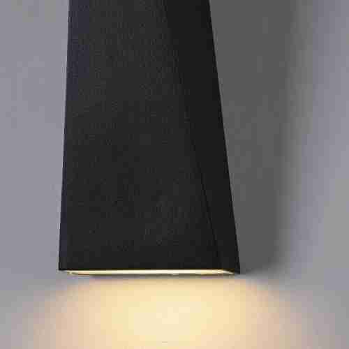 Уличный настенный светодиодный светильник Maytoni Times Square O580WL-L6B