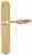 Ручка дверная Extreza MIREL (Мирель) 316 на планке PL01 PASS полированное золото F01