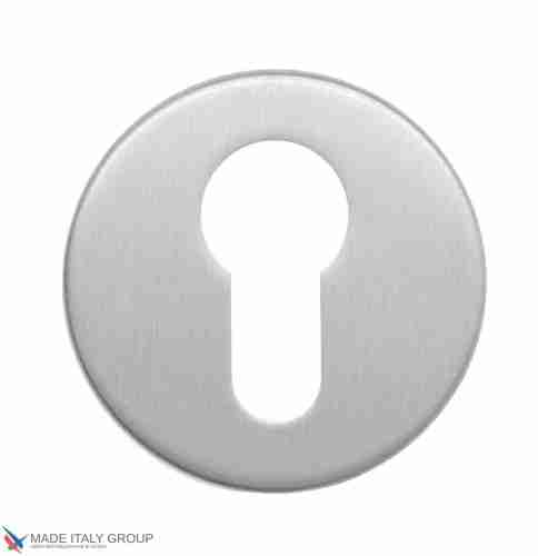 Накладка под цилиндр на круглом основании Fratelli Cattini CYL 7-CS матовый хром 2 шт.