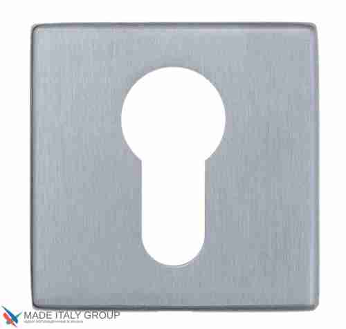 Накладка под цилиндр на квадратном основании Fratelli Cattini CYL 8FS-CS матовый хром 2 шт.