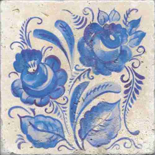 Плитка керамическая Stone4Home Provance Гжель Provance Г 3 декор 20х20