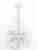 Подвесной светодиодный светильник «Снежинка» Uniel ULD-H1819-012/STA/3AAA Warm White IP20 Snowflake UL-00007251