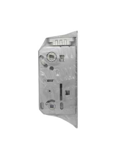 Замок межкомнатный магнитный BONAITI под WC B-FORTY N62 с отв. пл. F45 (матовый хром), планка 190 мм