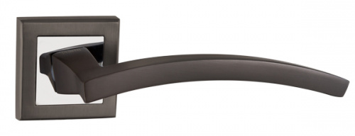 Ручки дверные межкомнатные Punto NAVY QL GR/CP-23 графит/хром