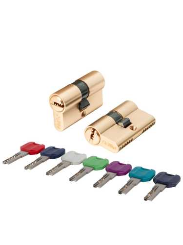 Цилиндровый Punto (Пунто) механизм MaxPro7000Key 52mm (21+10+21) SSG сатин.золото 7key