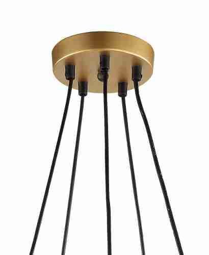 Подвесная люстра Lumien Hall Ноэль 4005/5P-GD-BK