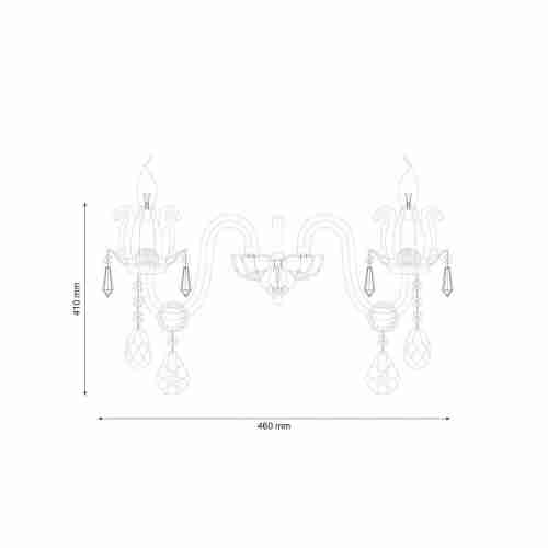 Бра Lucia Tucci Ashanti W1250.2 Clear