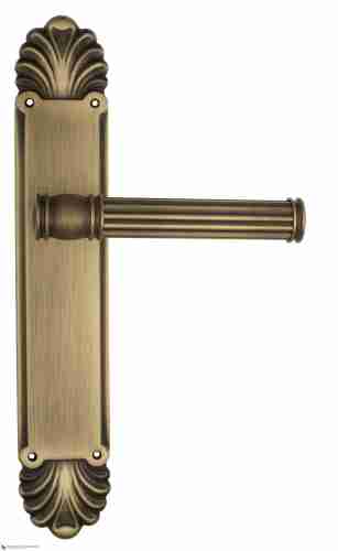 Дверная ручка Venezia "IMPERO" на планке PL87 матовая бронза