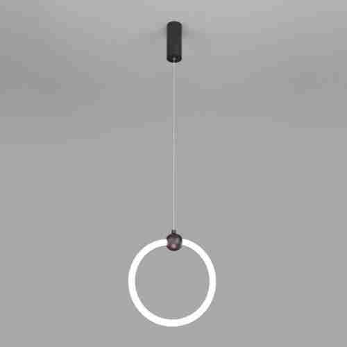 Подвесной светодиодный светильник Eurosvet Rim 90166/1 черный