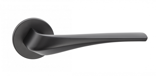 Ручка дверная "Соффиони", серия SLIM, черный