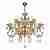 Подвесная люстра iLamp Asia 61082-8+4 BR