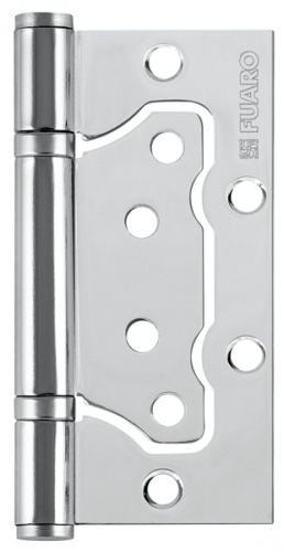 Петля универсальная без врезки Fuaro 500-2BB/BL 100x2,5 CP хром
