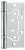 Петля универсальная без врезки Fuaro 500-2BB/BL 100x2,5 CP хром Петля универсальная без врезки Fuaro 500-2BB/BL 100x2,5 CP хром